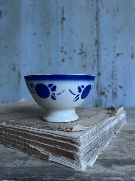 Mini Blue Detail Cafe au Lait bowls