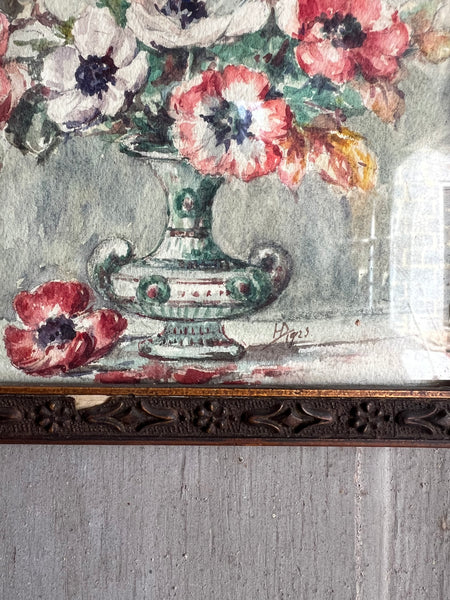 Sweet French Watercolour Painting