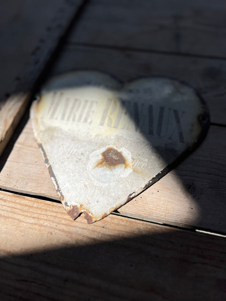 Vintage French Rustic Memorial Heart