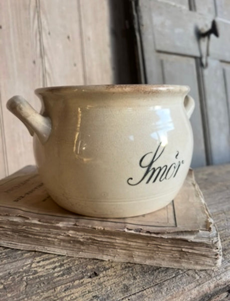 Antique Swedish Large Butter Dish
