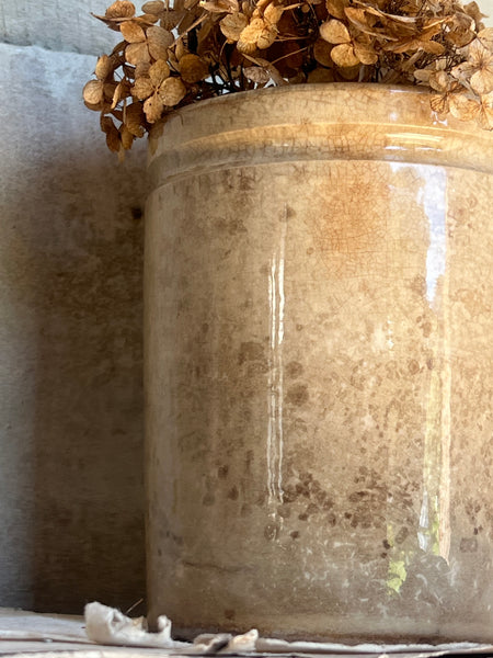 Buttery Antique Confiture Pot