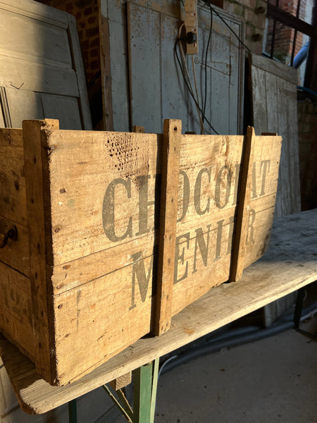 Vintage Chocolat Menier Crate