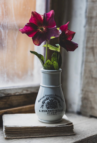 Small Creil et Montereau French Mustard Jar