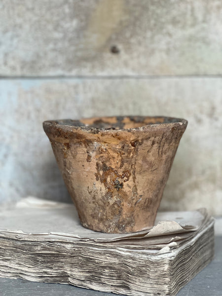 Large French Vintage Resin Pot