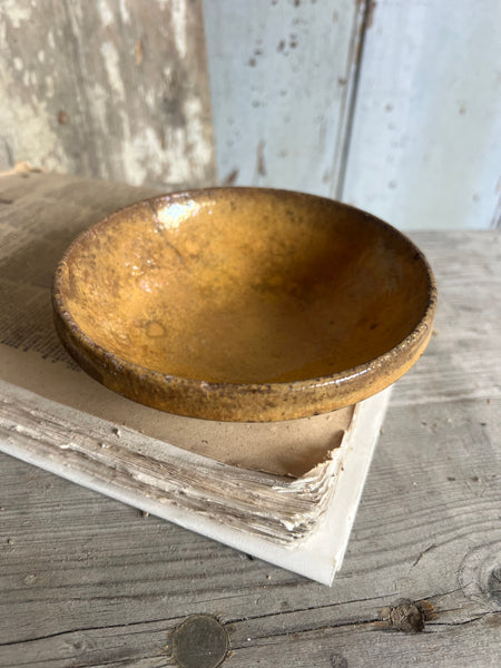 Antique Small Earthenware Bowl from Provence
