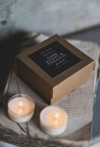 Bougie Française - Dark Honey & Tobacco - Montmartre - Tealights