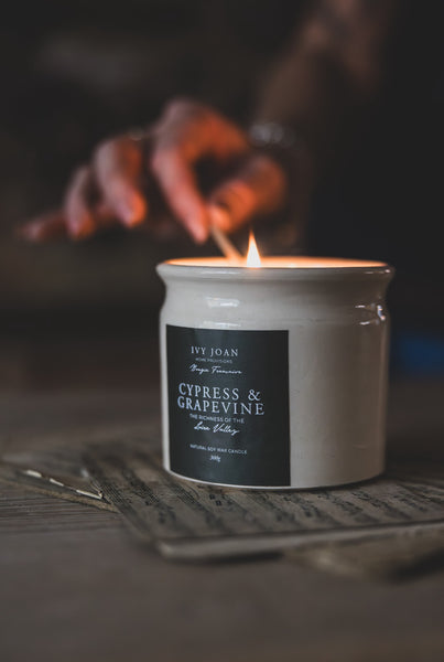 Bougie Française -  Cypress & Grapevine - Loire Valley Region