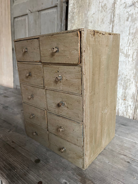 Beautiful Chippy Paint French Drawers