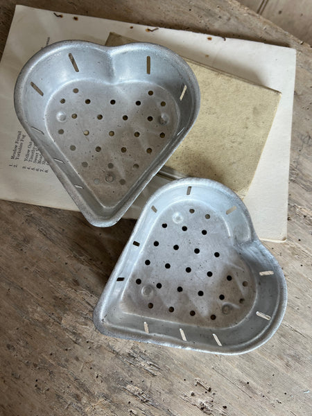 Small Heart Vintage Faiselle Cheese Mould