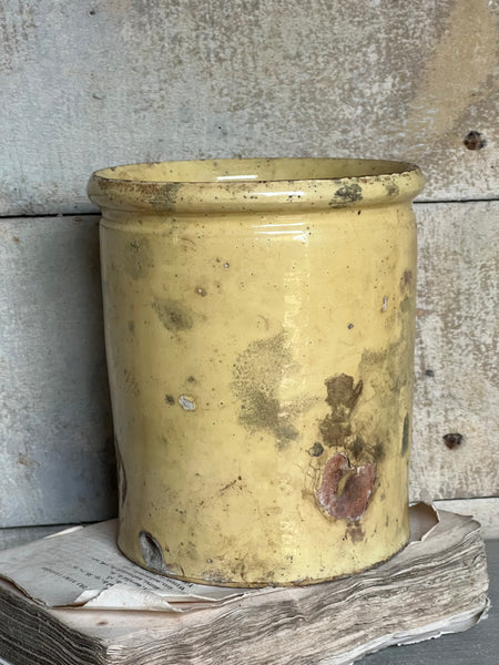 Large Antique Confiture Pot