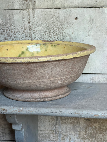 Antique Earthenware Bowl from Provence