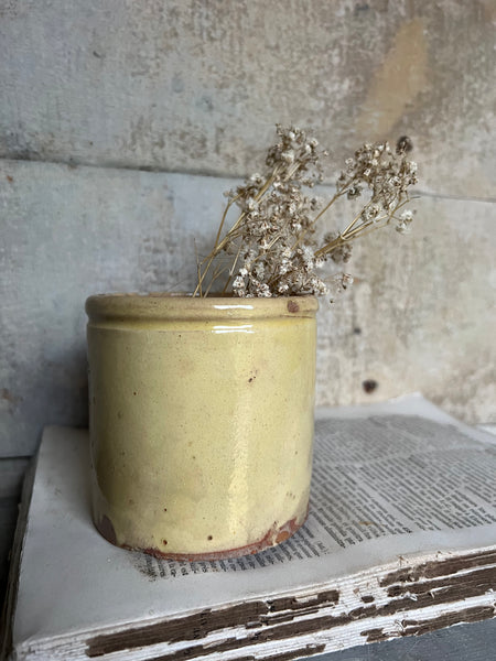 Antique Rustic Confiture Pot