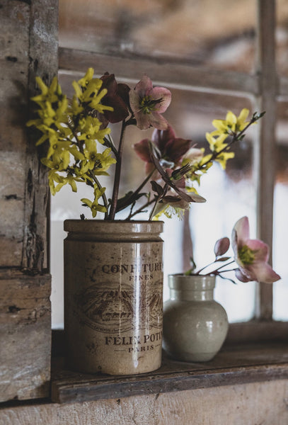 Vintage French Felix Potin Jar