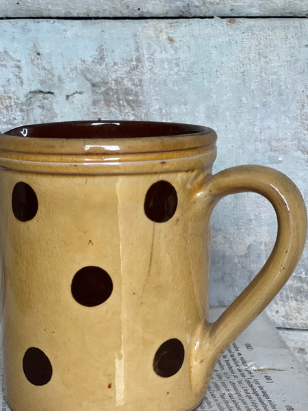 French Vintage Polka Dot Jug