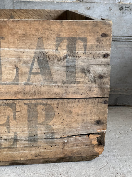 Vintage Chocolat Menier Crate