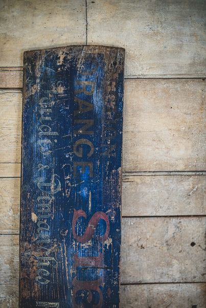 French Antique Head Office Sign