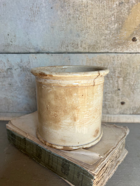 Buttery Antique Apothecary Jar