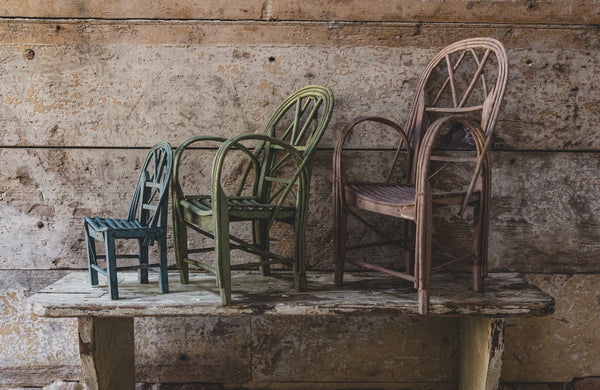 Sweet Vintage Colourful French Chairs