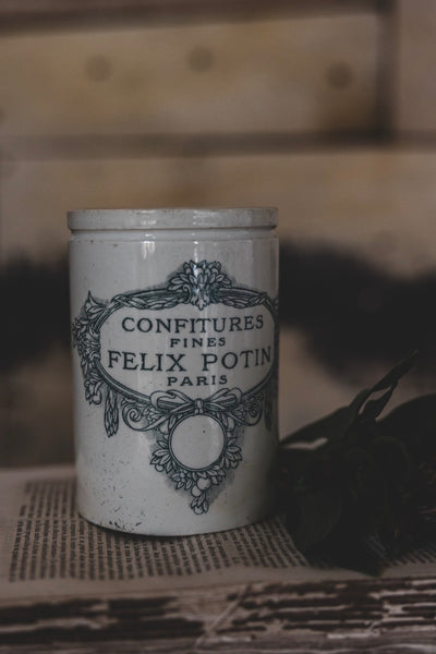 Vintage French Felix Potin Jar