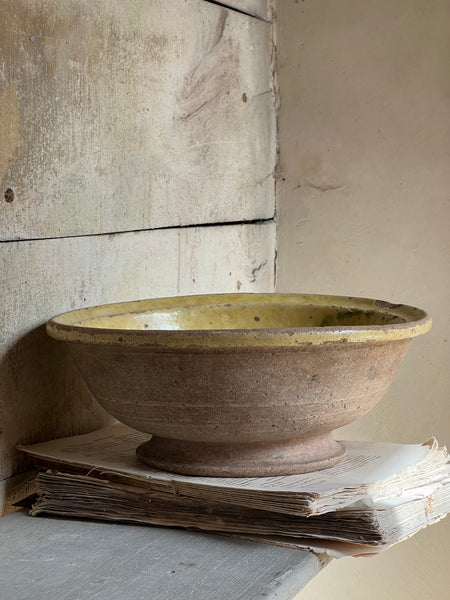 Antique Earthenware Bowl from Provence