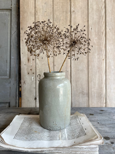 French Stoneware Jar