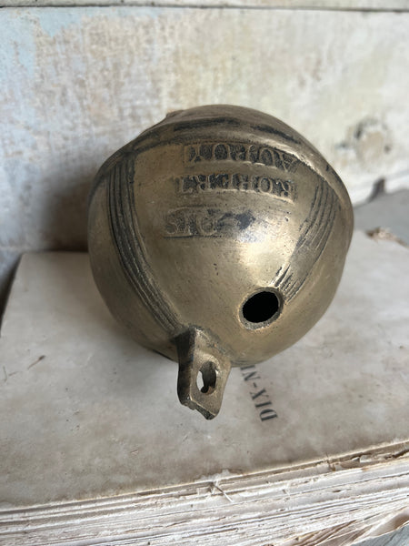 Large Antique 18th Century Dubois Au Puy Floral Bell