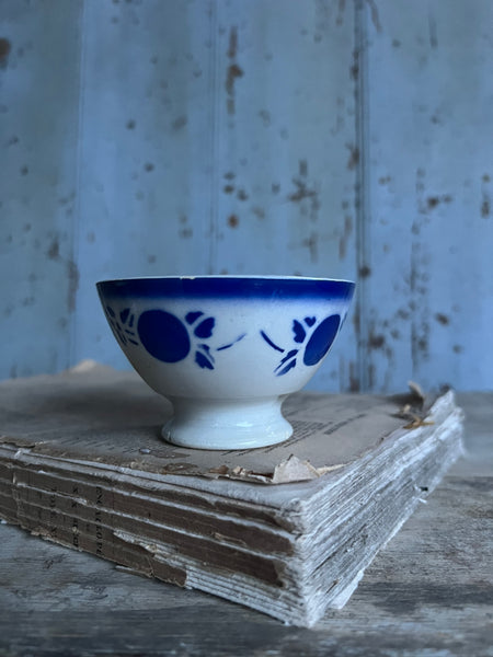 Mini Blue Detail Cafe au Lait bowls