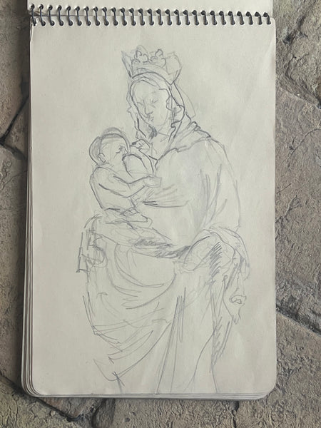 Sweet Vintage French Sketchbook