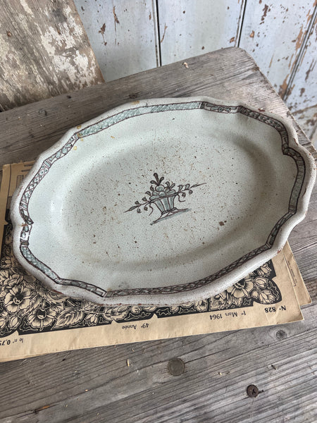 French Antique Platter