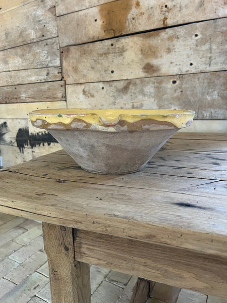 Antique Earthenware Bowl from France