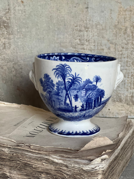 Antique Transferware Chalice