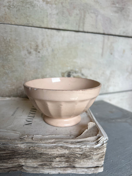 Small French Vintage Pink Cafe au Lait