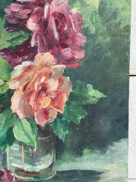 Floral Oil on Board