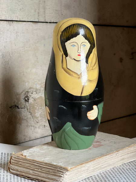 Vintage French Single Russian Doll