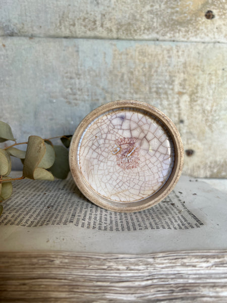 Small Antique French Wide Jar