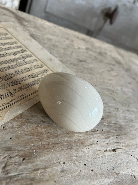 Antique Ceramic Dummy Egg