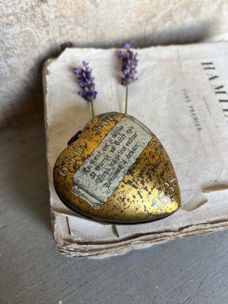Vintage Heart Tin