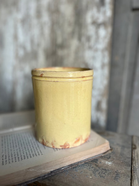 Antique Rustic Confiture Pot