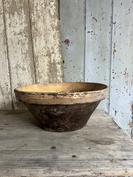 French Earthenware Mixing Bowl