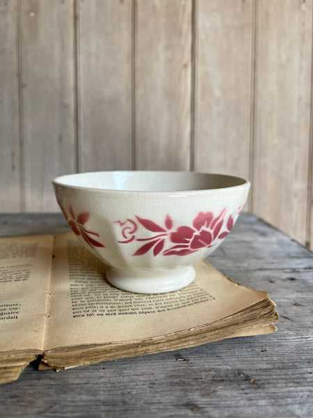 French Transferware Cafe au Lait bowl