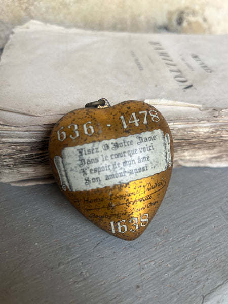 Vintage Heart Tin