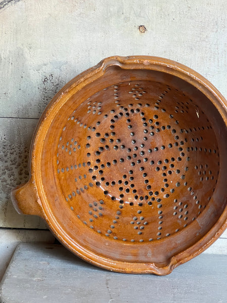 Large Vintage French Strainer