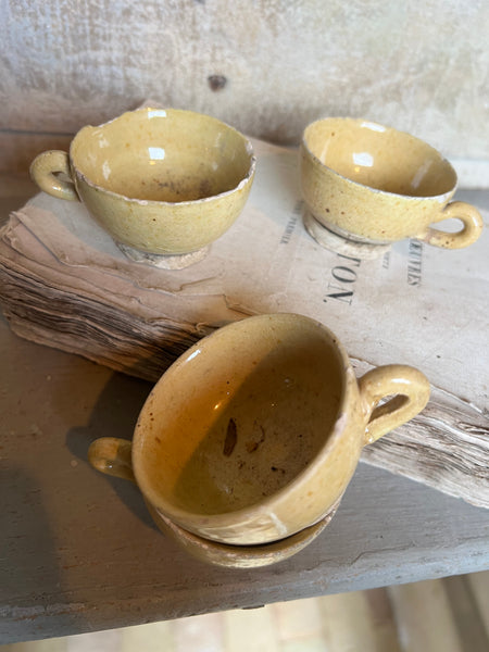 Rustic French Vintage Cups