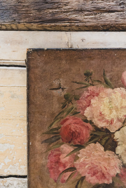 Peony Floral Oil Painting
