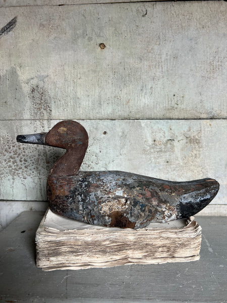 Vintage French Decoy Duck