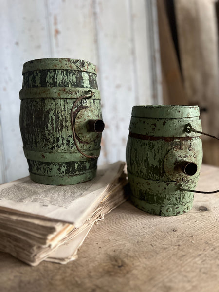 Small green Swedish Barrels