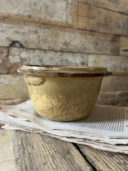 French Rustic Earthenware Bowl