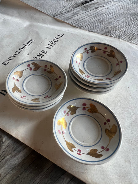 Sweet Mini French Plates