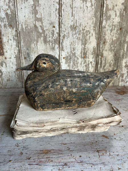 Vintage French Decoy Duck