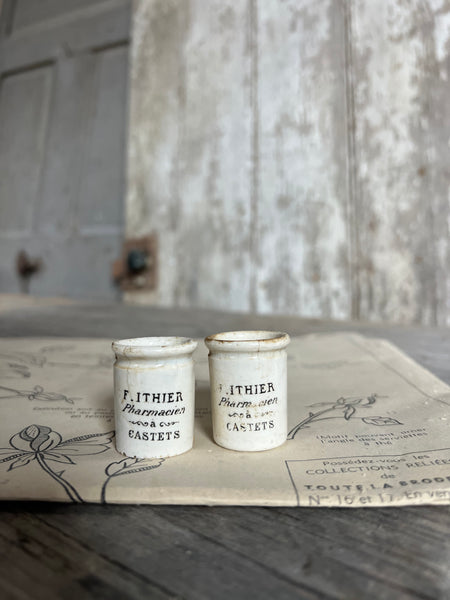 Small Vintage Apothecary Jars